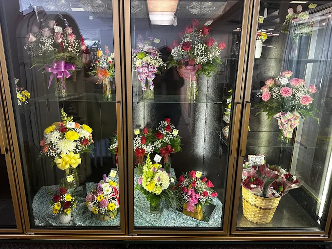 Floral display case